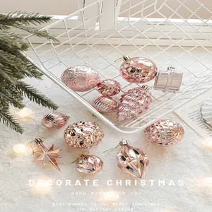 Christmas Ornament Gift Set - Burgundy Electroplated Eight-Pointed Star Pine Cone Ball Decorations - Perfect for Holiday Gifts and Festive Celebrations warm tacky christmas Giant Halloween Inflatable Grim Reaper 90s kim with tree viral twinkle