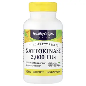 Healthy Origins Nattokinase, 100 mg (2,000 FUs), 180 Vcaps®