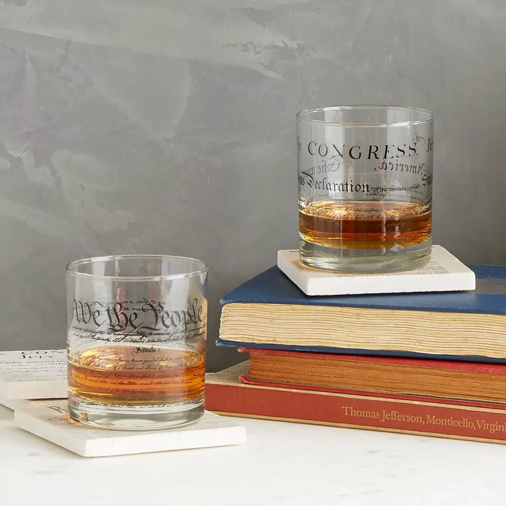 Constitution and Declaration Glasses by Well Told Design Constitution and Declaration Glasses by Well Told Design