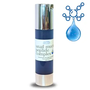 Snail Mucin Peptide Complex + Blue Spirulina | Increases Serum Penetration & Absorption | Hydration | Collagen & Elastin Syntheses | Brightens Skin | Calms Inflammation | Balances Skin Barrier