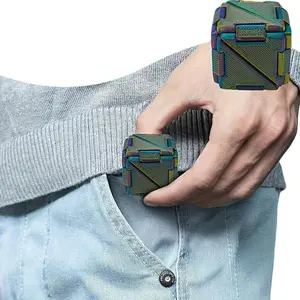 3D Printed Durable Foldable Cube, Portable Multi-Face Puzzle, Office Decor, Focus Aid, Boredom Buster, Artistic Handheld Toy
