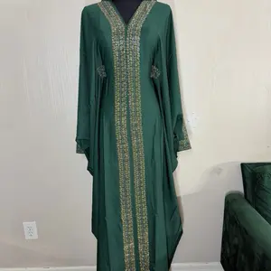 Golden Vine Elegance Dubai Abaya