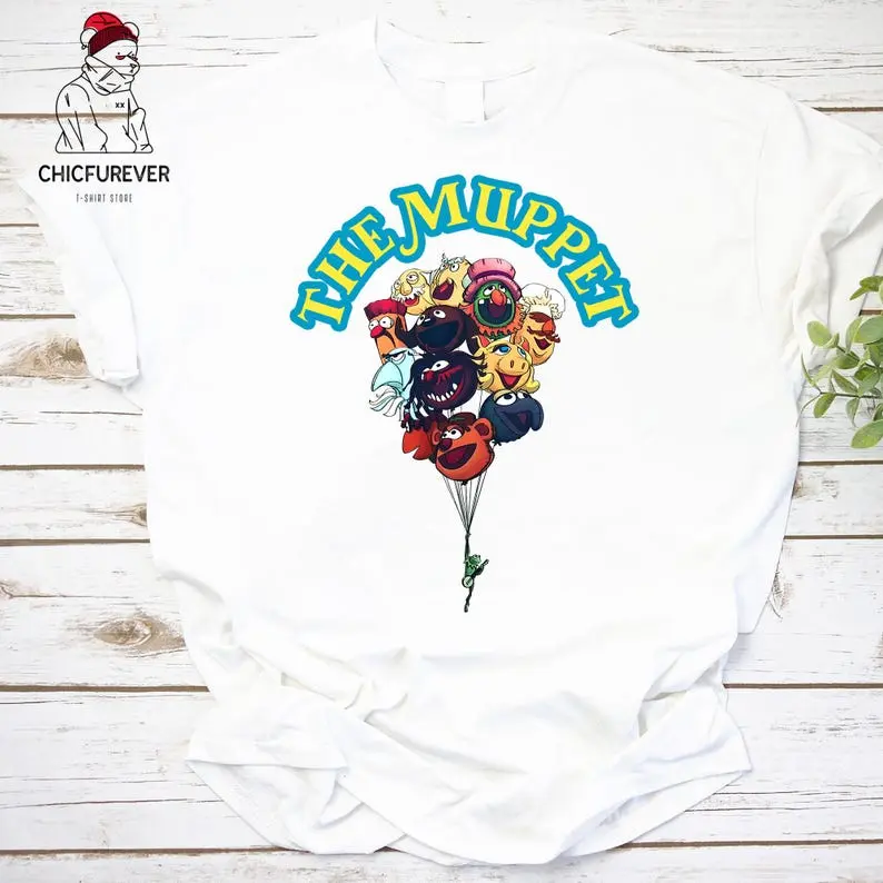 The Muppet Show Characters Shirt, The Muppet Balloon Vintage Shirt, Matching Family Tee, Kermit Gonzo Tee, Birthday Boy Girl Tee Shirt