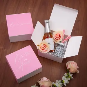Pink Bachelorette Party Favor Boxes - 12 Pc.