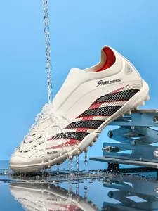 Professional Football Shoes TF Studs Men's Training Sneakers Outdoor Indoor Sports Shoes Durable Anti-Slip Breathable Turf Shoes Soccer Cleats