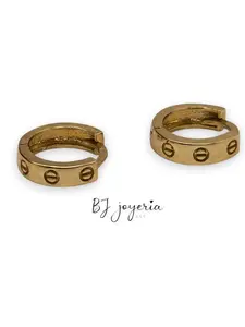 MINI HOOPS EARRINGS 10K (0496)