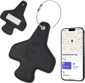 Luggage Tags for Suitcases, Works with Apple Find My, Airplane Travel Essentials for Flying, International Travel Must Haves,Anti-Lost Bluetooth Suitcase Bag Tracker Tag, Rechargeable,summervibes