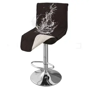 100% Waterproof Bar Stool, Adjustable High Footstool, Modern Minimalist Home Bar Chair, Luxury Bar Stool with High Backrest, All Seasons Use