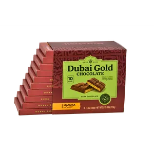 DUBAI GOLD Dark Chocolate Bar 10-110g / 1,1 kg
