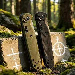 Premium Folding Pocket EDC with Durable D2 Steel and Lightweight G10 Handle, SmoothOne-Hand Use for Everyday Carry;  Reliable Outdoor Gear for Camping, Fishing, Travel and Daily Tasks. High-Quality Gift Choice for Men Ergonomic RazorSharp Knife Stone Wash