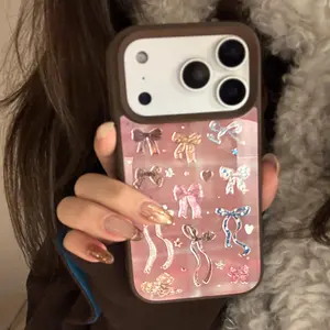 Leather Case for Apple iPhone 17 Pro Max, Creative Fashion Protective Phone Cover, Compatible with iPhone 16 Pro Max, 15 Pro Max, 14 Pro