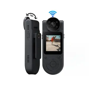 180° Adjustable Lens Action Camera, Portable Small Camera, Wearable Action Camera for Vlog Shooting, Pet Outdoor Sports Running & Hiking, Handheld Video Camera