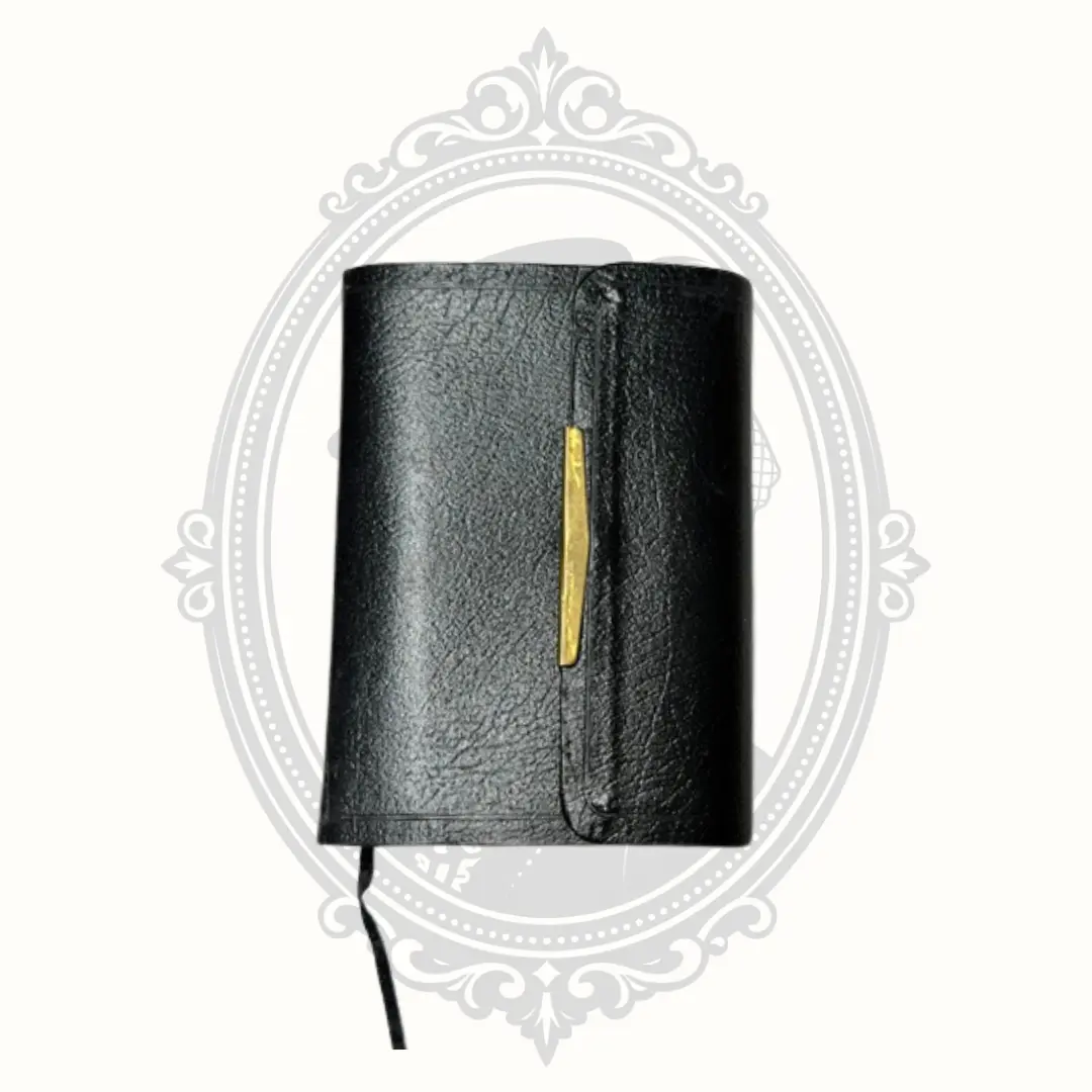 Nelson NKJV Compact Smallest Black Leatherette Pocket Bible, Includes Protective Case, and Packaging Box