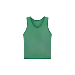 Breathable Football Training Bibs With Number Custom Logo Men Team Scrimmage Vest Dry Fit Soccer Summer