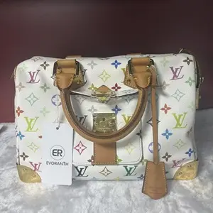 Pre-owned Authentic Louis Vuitton x Murakami Multicolore Speedy 30 handbag