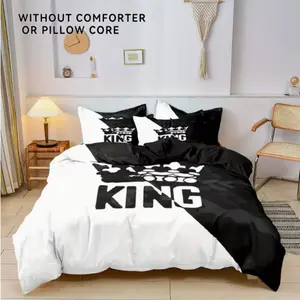3pcs Down Comforter Set (1 Down Comforter + 2 Pillowcases), Soft & Cozy Bedding for Bedroom & Guest Room, Soft Bedding Sets, Perfect Family Gift