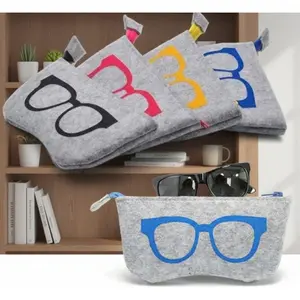 Multi-Function Travel Organizer Bag: Compact Cosmetic Pouch & Eyeglasses Case with Zipper, Lightweight Durable Portable Storage for Home & Business Trips, Minimalist Style Accessories Carrier