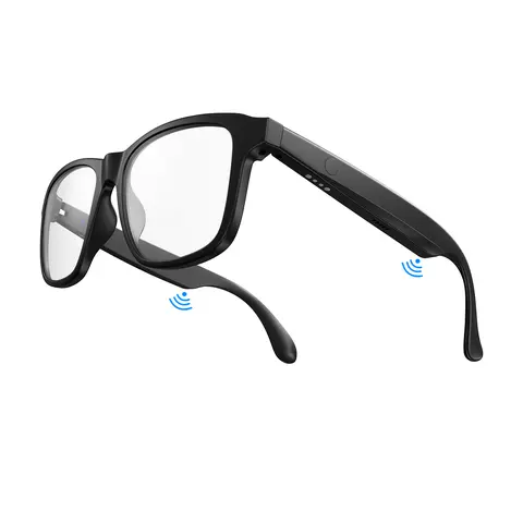 Magnetic Wearable Intelligent AI Smart Glasses for Women - Magnetic Port, Wireless Bluetooth Headphones, Automatic Voice Assistant, Anti-Blue Light Eye-Friendly Casual Design, Hands-Free Calls, Music Playback, Included Batteries, for Office Use
