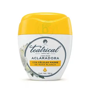 Teatrical Genomma Lab TEATRICAL CELULAS MADRE CREMA 100g - Radiant Daily Hydrating Nourishing Cream with Rosa Blanca Stem Cells