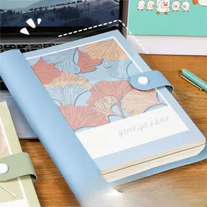 B5 loose-leaf book, soft leather thickened diary, removable replacement core, no hand damage, notebook, simple and large-capacity handbook