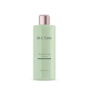 FARMASI DR. C. TUNA Volumizing Liquid Shampoo Cleanser for Fine Hair, 225 ml (7.6 fl.oz) - Genuine New Daily Haircare Product to Restore Volume
