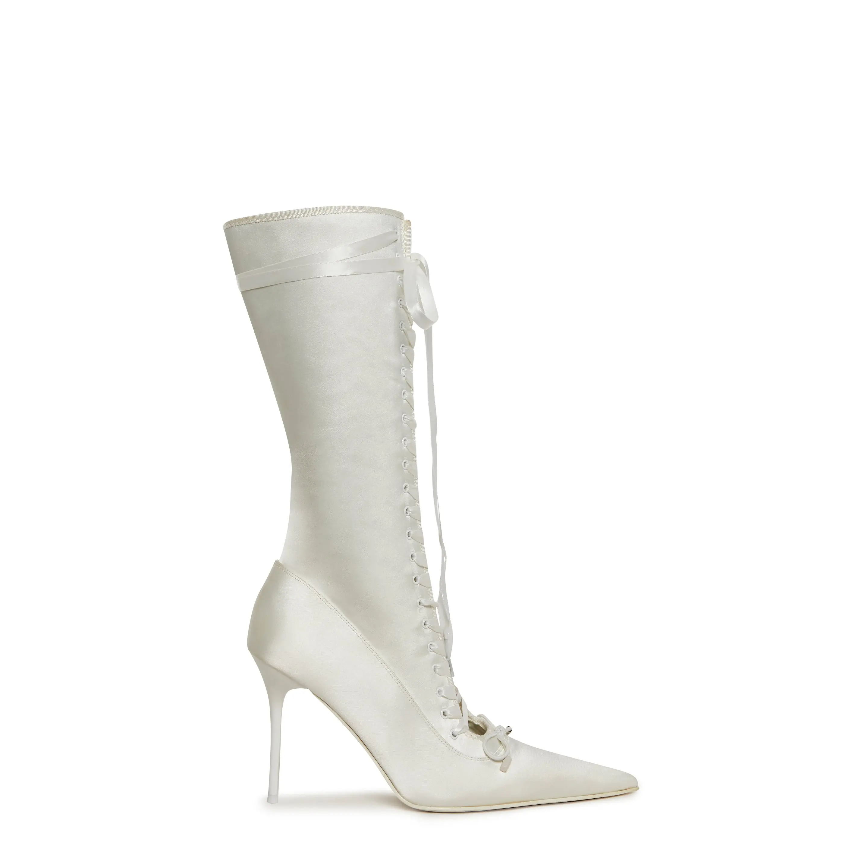 Scandalous Seduction Heeled Boots - White