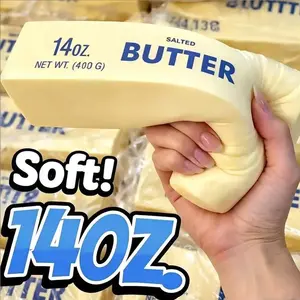 )Butter Stick Squishy Toy – Soft Squeeze Stress Relief Toy for Fun & Relaxation