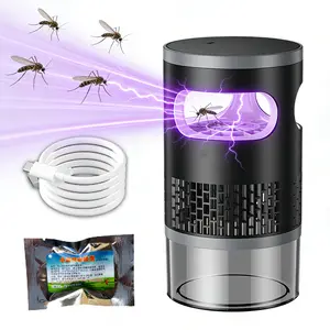 Portable UV Light Mosquito Trap Indoor Physical Mosquito Killer Suction Fan Bug Zapper for Home Bedroom Office