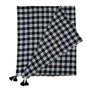 Young's Woven 50"X60" Throw with Tassels