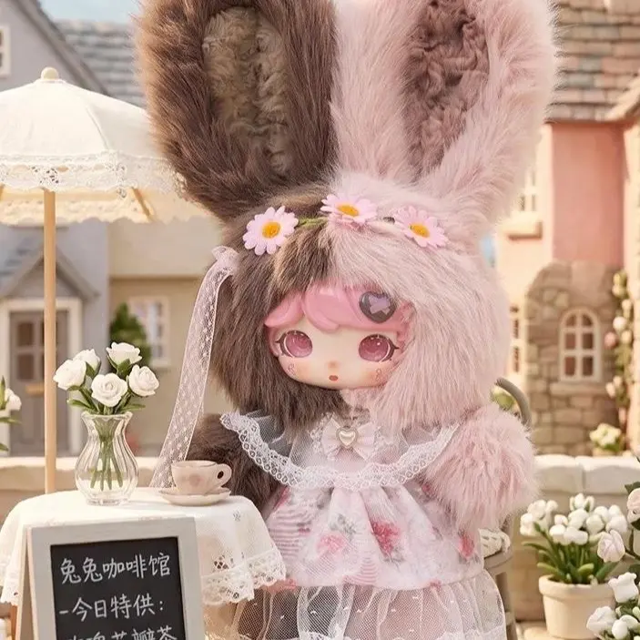 LUXI Fairy Tale New Outfit 700% Limited Fluffy Rabbit Plush Doll #LUXI #FairyTalePlush #700LimitedPlush #CollectibleArtToy