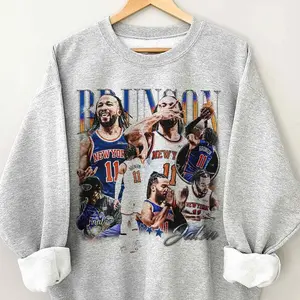 Jalen Brunson Basketball New York Vintage Sweatshirt