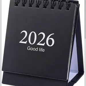 2026 Mini Desk Calendar, 1 Count Creative Desktop Calendar, Desk Accessories for Home Office School Dormitory Decor