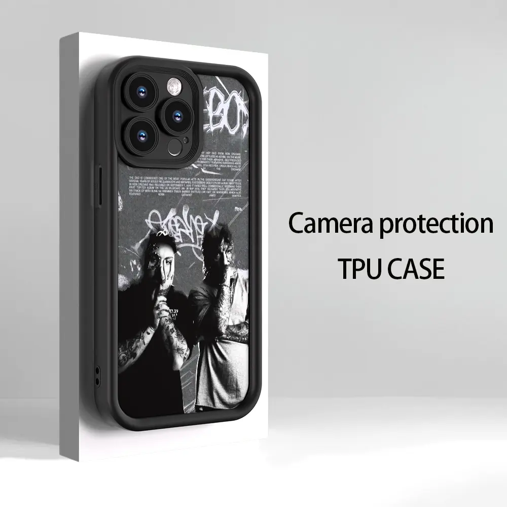 A Rap-inspired Men's Style UCIDEBOYS Case | Hip-hop Style - Durable and Long-lasting |     Camera Protection |     Shockproof and Drop-resistant |     Matte Anti-slip |     Fashion,Suitable for iPhone 17 E Air Pro ProMax iPhone16 15 14 Plus 13 12 Mini