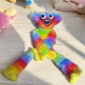 42cm Rainbow Huggy Wuggy Plush Toy - Poppy Playtime Horror Game Scary Monster Stuffed Doll - Kids Gift, Home Decor