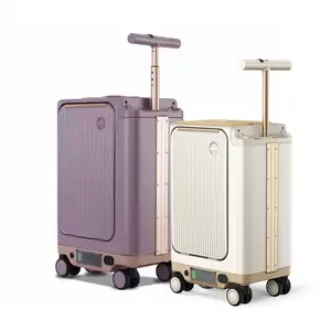 【Flight-Approved】38L Smart Rideable Electric Luggage Scooter - Reinforced Anti-Bend Handle, High-Strength Suspension Wheels & Rust-Resistant