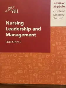 USED-ATI Nursing Leadership and Management Edition 9.0 Review Module Content Mastery Series by Alissa Althoff (Paperback)