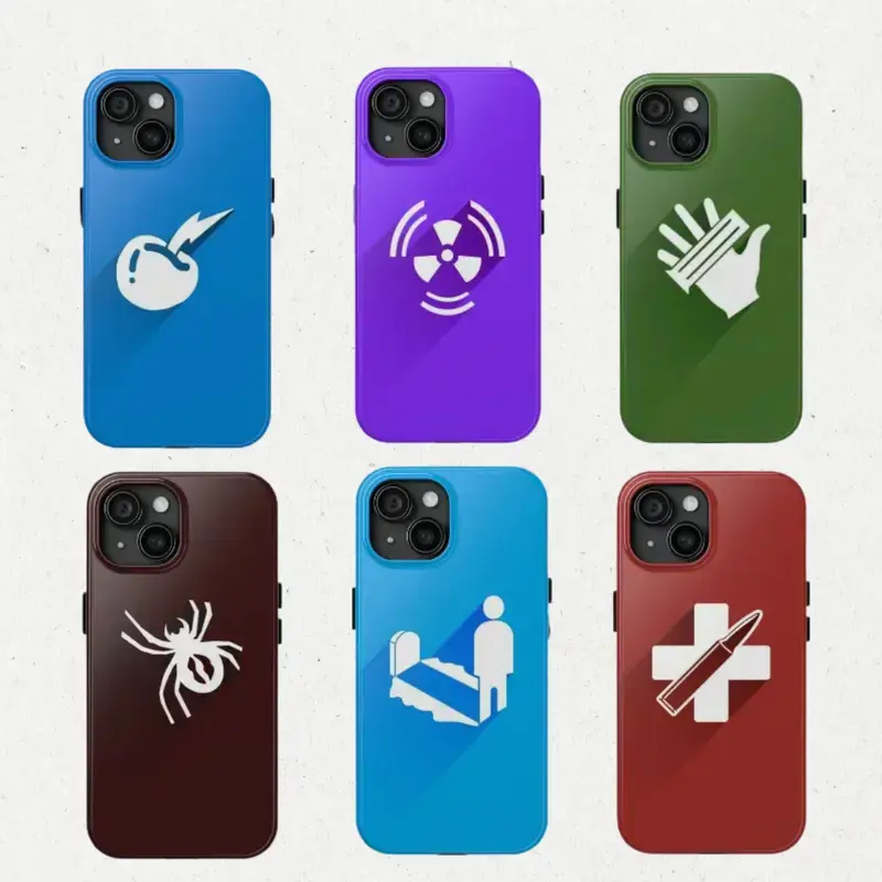 COD Zombie Black Ops Polycarbonate Smartphone Casing - Extra Durable Custom Shockproof Protection Accessory for iPhone 11-17 Pro Max Gamer Device Accessories