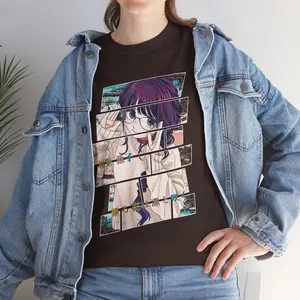 The Fragrant Flower Blooms with Dignity - Waguri Kaoruko| Anime Graphic Shirt | Japanese Manga Cotton Tee Top