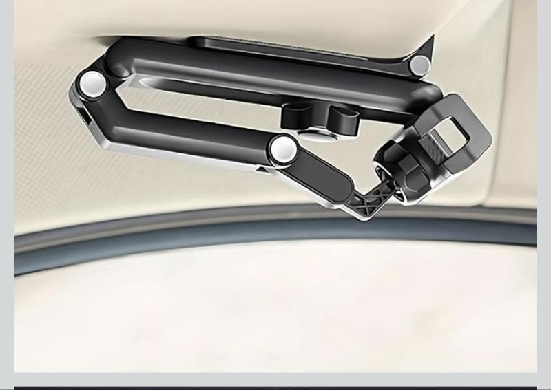 Rotating Multi-Function Sun Visor Phone Holder for Cellphone & Smartphone Secure Mounting Solution