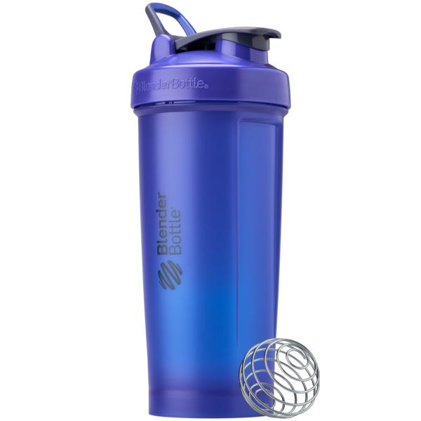 BlenderBottle Classic Shaker Bottle - Protein Shaker and Hydration with BlenderBall Whisk, SpoutGuard, and Leak-Proof