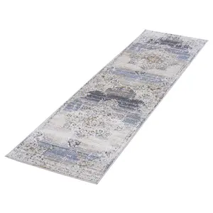 Payas Cream-Gold Runner Rug Size 2'2'' x 8'