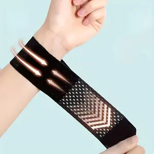 Sports Wristband, 2 Counts Breathable Sweat Absorbing Wrist Brace for Badminton, Basketball, Fitness, Wrist Sustain Band for Women & Men, Healthcare