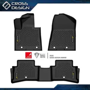 CROSSDESIGN Floor Mats All-Weather TPE Fits 2019-2021 Hyundai Tucson 2017-2022 Kia Sportage  Upgraded Version
