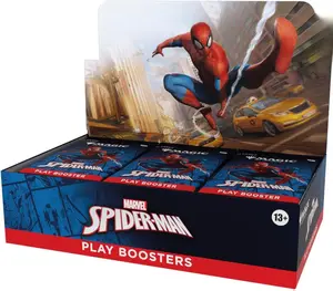 Magic: The Gathering Marvel's Spider-Man Play Booster Box 30 Packs 14 Cards Each with Foil & Token for Strategy and Fun 13+