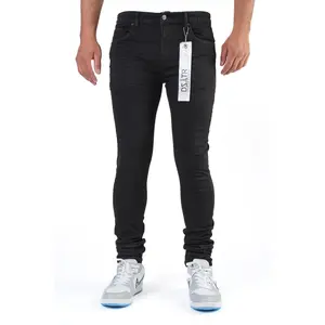 Premium disaster Men's classic ultra stretch jean - Jet black