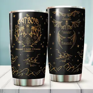 ACOTAR The Bat Boys Tumbler, Bookish The Night Court Coffee Cup, Book Lover Gifts, Azriel Tumbler