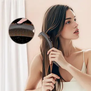 Ergonomic Scalp Massage Comb Brown Manual Portable Hair Care Tool for Head Relaxation & Hair Growth Stimulation sue brick