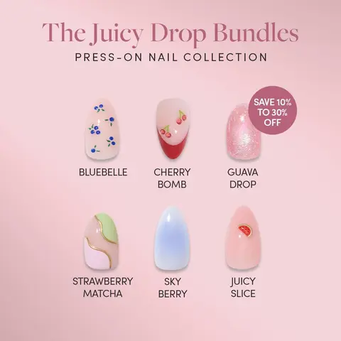 Glamnetic Juicy Drop Press-On Nail Bundle Collection