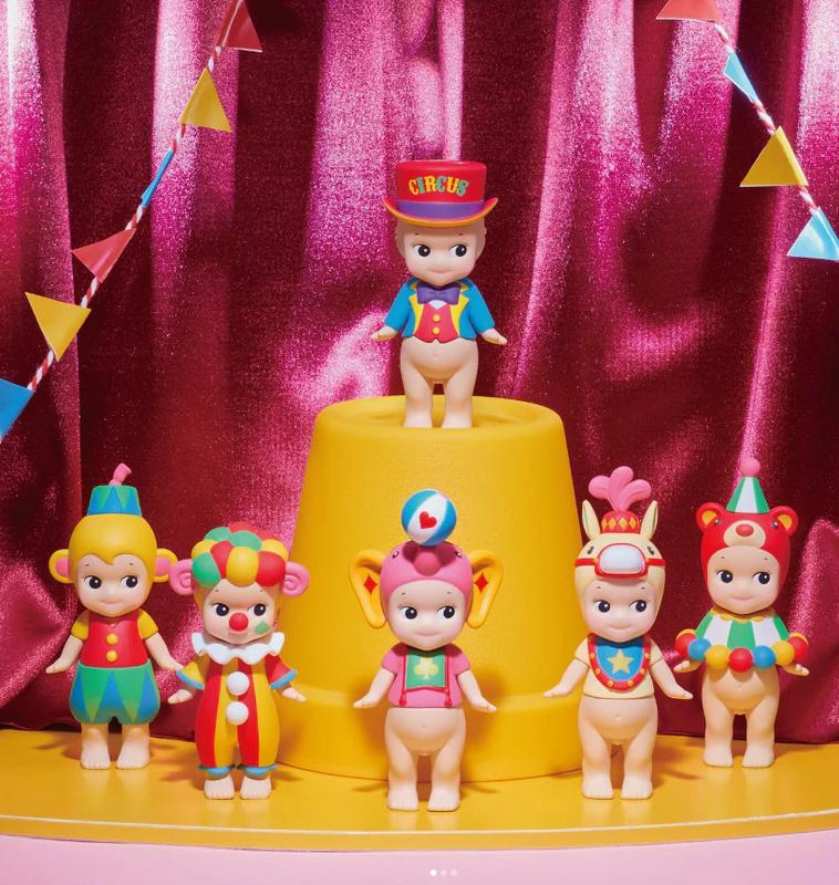 Sonny Angel Mystery Blind Box - Circus Series – Limited Cute Mini Figures | Desk, Phone & Computer Decor Gift