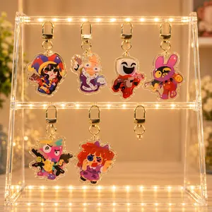 TADC Glitter Acrylic Keychains - Pomni Jax Ragatha Kinger Caine Zooble Gangle